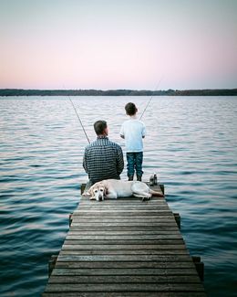 Photographie, Fishing at Dusk (M), Randal Ford