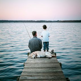 Photographie, Fishing at Dusk (M), Randal Ford