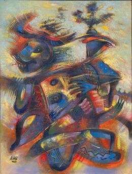 Painting, Wacas, Leonardo Aliaga