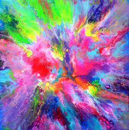 Painting, Flowing Energy 38, Tiberiu Soos