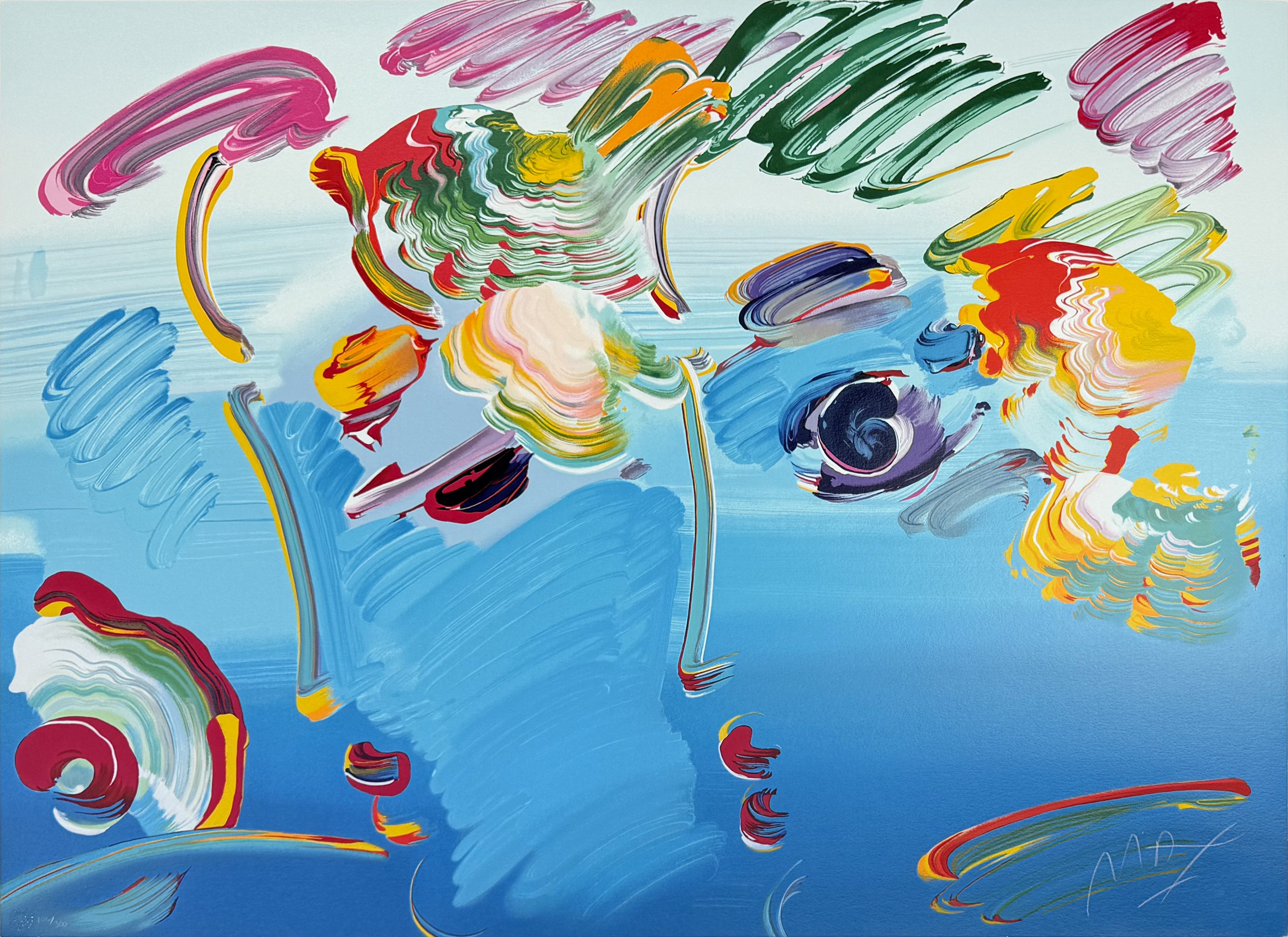 Peter Max, Profiles (large hand signed serigraph) Peter Max, Profiles (large hand signed serigraph)