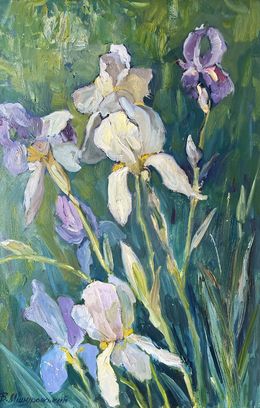 Gemälde, Rooster flowers, Mishurovsky Victor