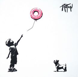 Gemälde, The Boy With the Donut Balloon, Truteau