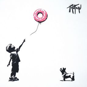 Gemälde, The Boy With the Donut Balloon, Truteau