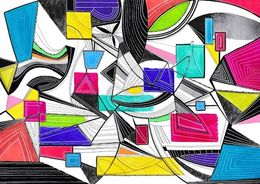 Gemälde, Abstraction 3012, Arnaud Dromigny