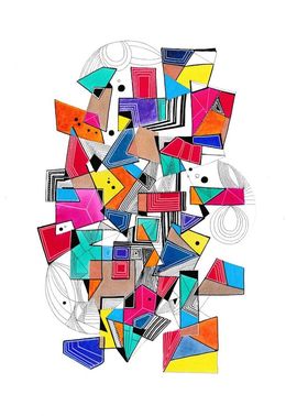 Gemälde, Le Chaos, Arnaud Dromigny