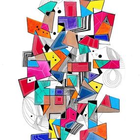 Peinture, Le Chaos, Arnaud Dromigny
