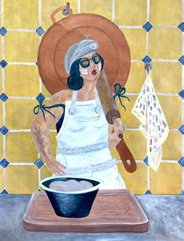 Gemälde, Warrior of everyday life, Iryna Rets