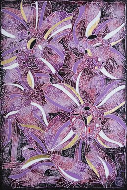 Gemälde, Bright orchids, Zianko Vasili