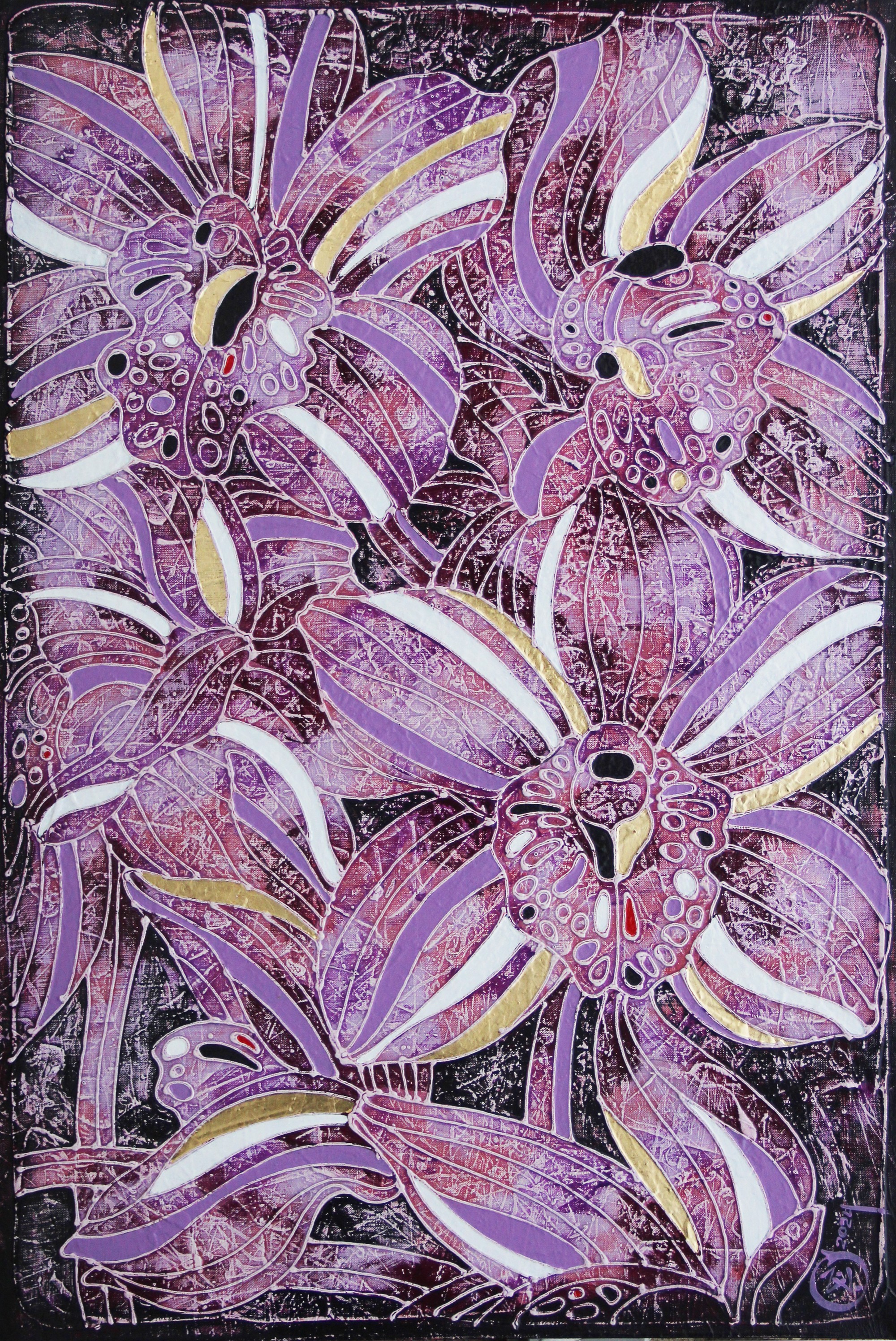 Zianko Vasili, Bright orchids Zianko Vasili, Bright orchids