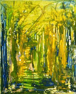 Peinture, Foret de Broceliande, Cléa-Chantal Léandri