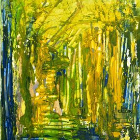 Painting, Foret de Broceliande, Cléa-Chantal Léandri