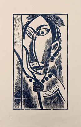 Peinture, Frida Cubista, Francisco Muñoz Tejeida