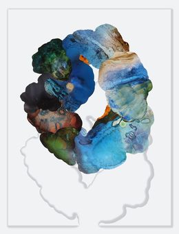 Gemälde, The unknown recesses of your being (Organic Wreath Series), Ariadna Dane