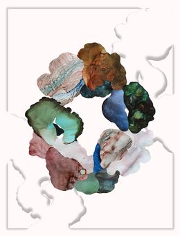 Gemälde, Nature spaces (Organic Wreath Series), Ariadna Dane
