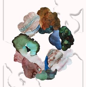 Painting, Nature spaces (Organic Wreath Series), Ariadna Dane