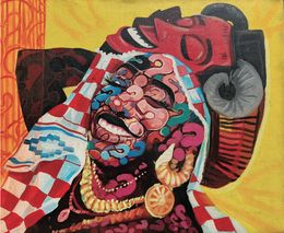 Painting, Double Face, Dje Ozval