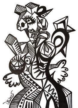 Fine Art Drawings, Donna in posa, Dr. Love