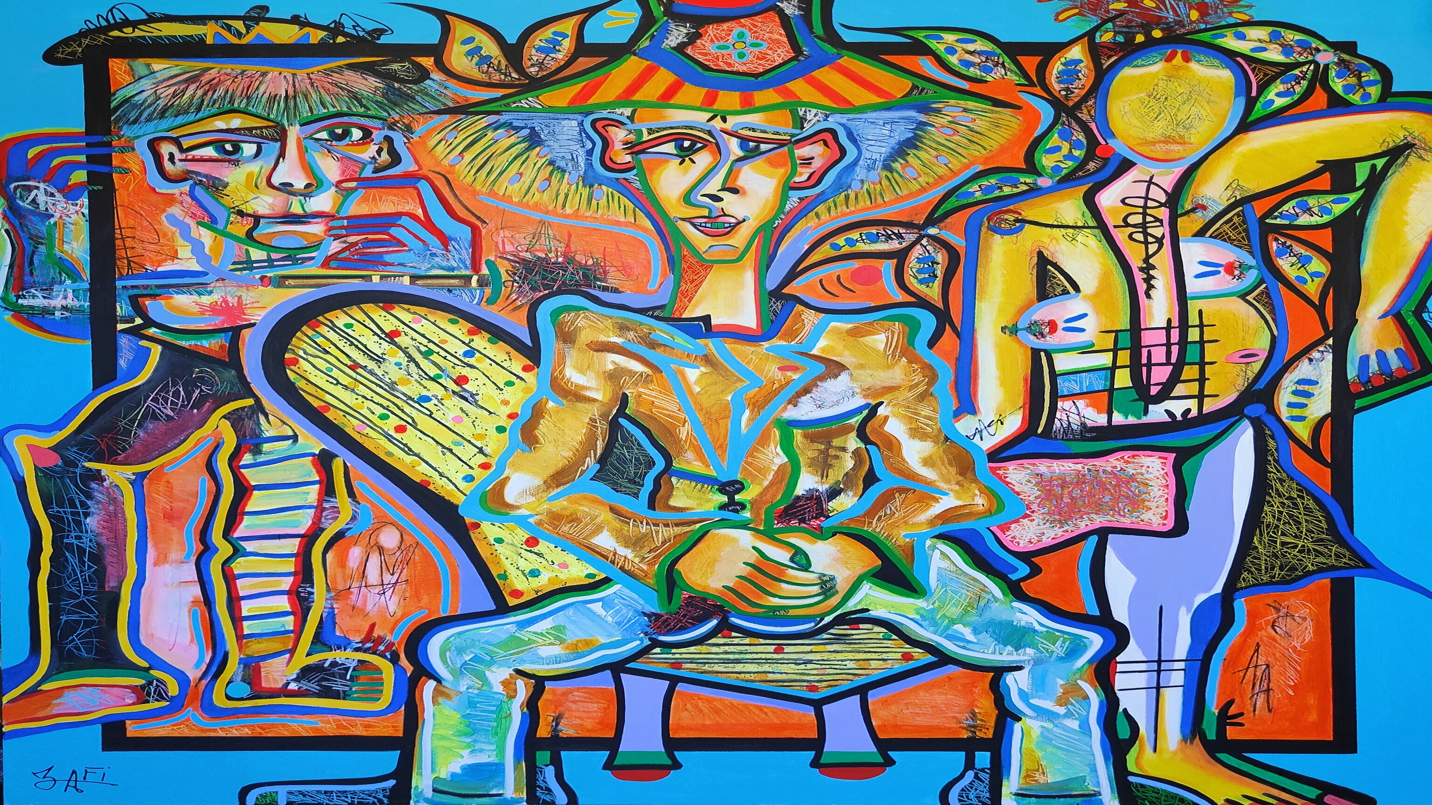 Zafi, Les 3 saltimbanques Zafi, Les 3 saltimbanques