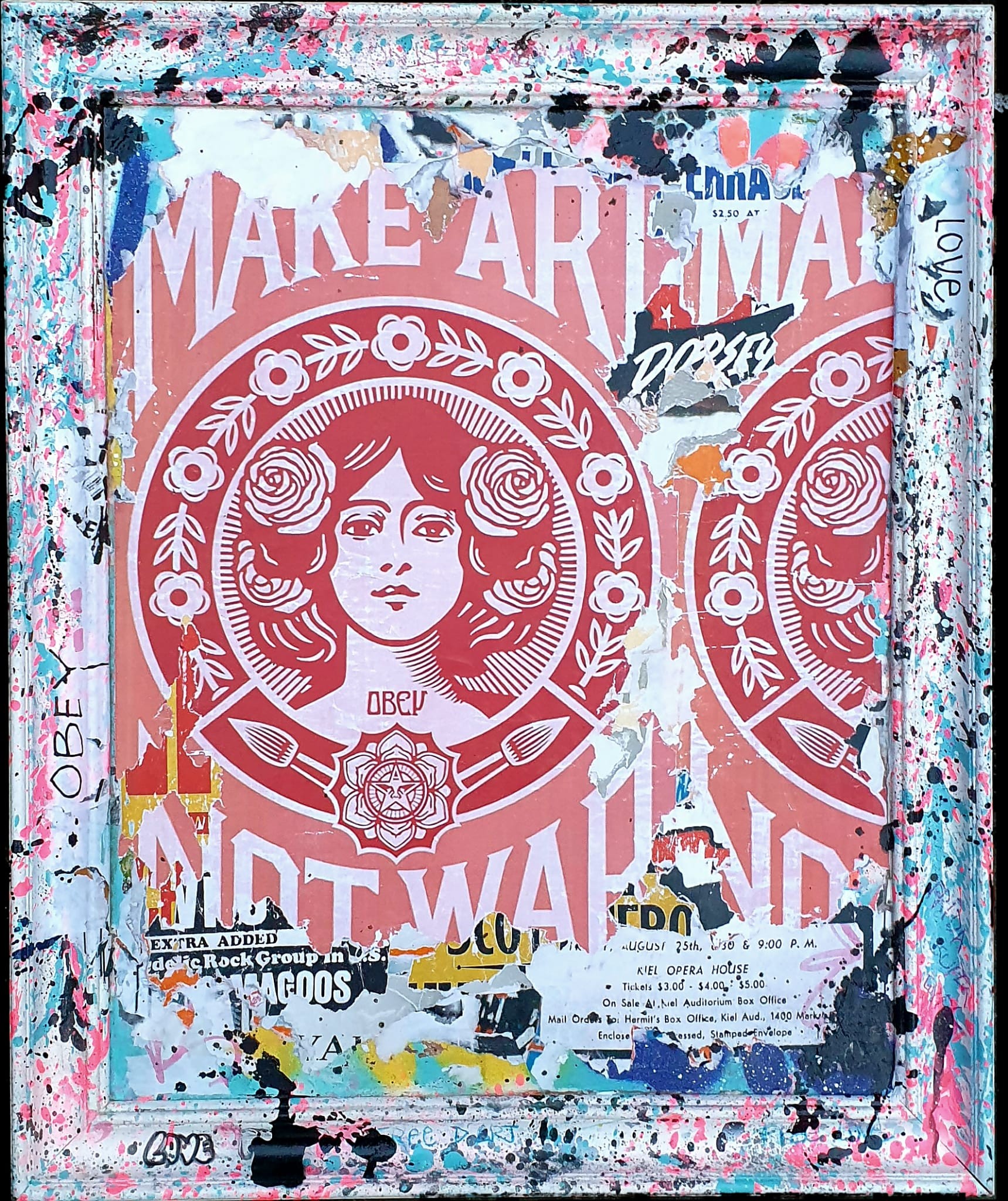 Lasveguix, Make art not war Pink Lasveguix, Make art not war Pink