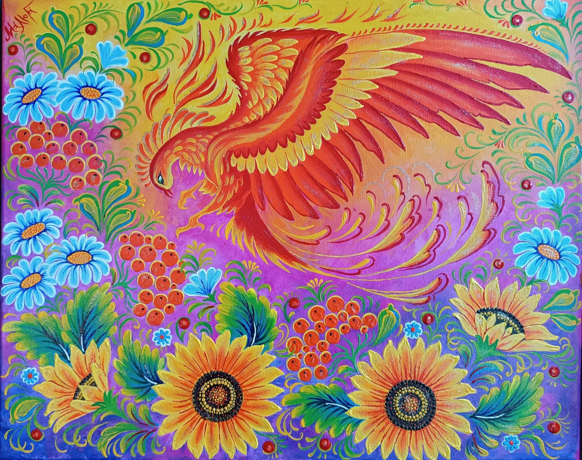 Marguerite Maliuga, L'arrivée de l'Oiseau de Feu Marguerite Maliuga, L'arrivée de l'Oiseau de Feu