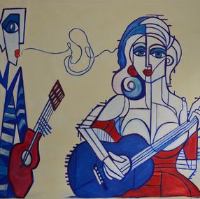 Gemälde, My wild music 1, Isafara
