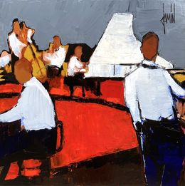 Painting, Club Lounge I, David Jamin
