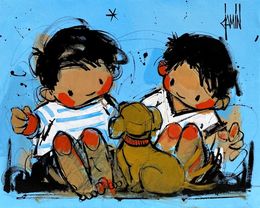 Gemälde, Les Copains, David Jamin