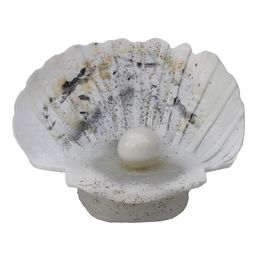 Skulpturen, Coquille - Pâte de verre avec "noix" soufflée composée en 2 éléments, Christian Lutz
