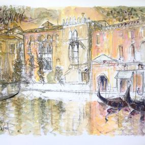 Gemälde, Venise, Les Palais, Aimé Venel