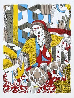 Painting, Arabesque, Speedy Graphito