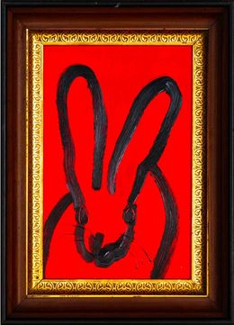 Painting, Red Rose, Hunt Slonem