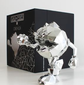 Design, Pac Man silver chrome edition, Richard Orlinski