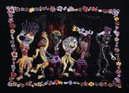 Gemälde, Célébration, Barbara d'Antuono