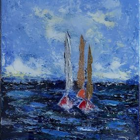 Gemälde, O mon Bateau, Sylvie Pulur