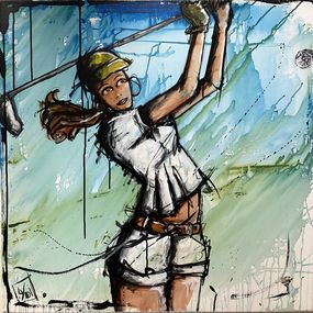 Painting, Le swing brune, Lydi