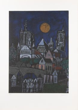 Print, Cathedral, Franco Gentilini