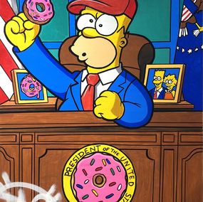Peinture, Donuts Trump, Daru