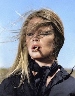 Photography, Brigitte Bardot, colourised (posthumous print) (L), Terry O'Neill