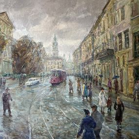Peinture, It is raining in Lviv, Mishurovsky Victor