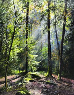 Painting, Light Through the Canopy, Sergey Miqayelyan