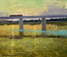 Painting, High-speed tram, Mishurovsky Victor