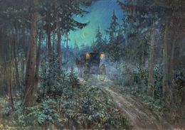 Painting, Night crew, Mishurovsky Victor