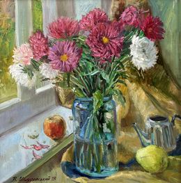 Painting, Asters, Mishurovsky Victor