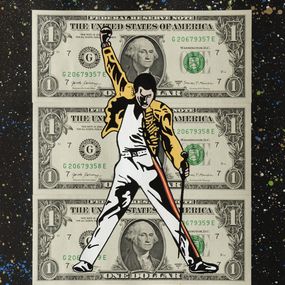 Gemälde, Queen - série personnage iconique sur billets de 1 dollar, Artsboud