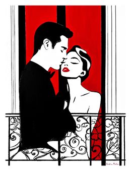 Édition, Lovers in a Parisian Window, Kristina Mallen