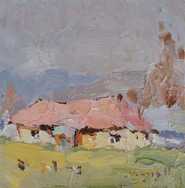 Painting, Cloudy Day, Alexander Shandor
