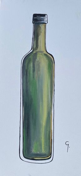 Peinture, Olive Bottle, Caroline Godefroy