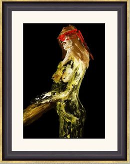 Painting, Nue aux yeux bandés, Julien Danaux