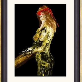 Gemälde, Nue aux yeux bandés, Julien Danaux